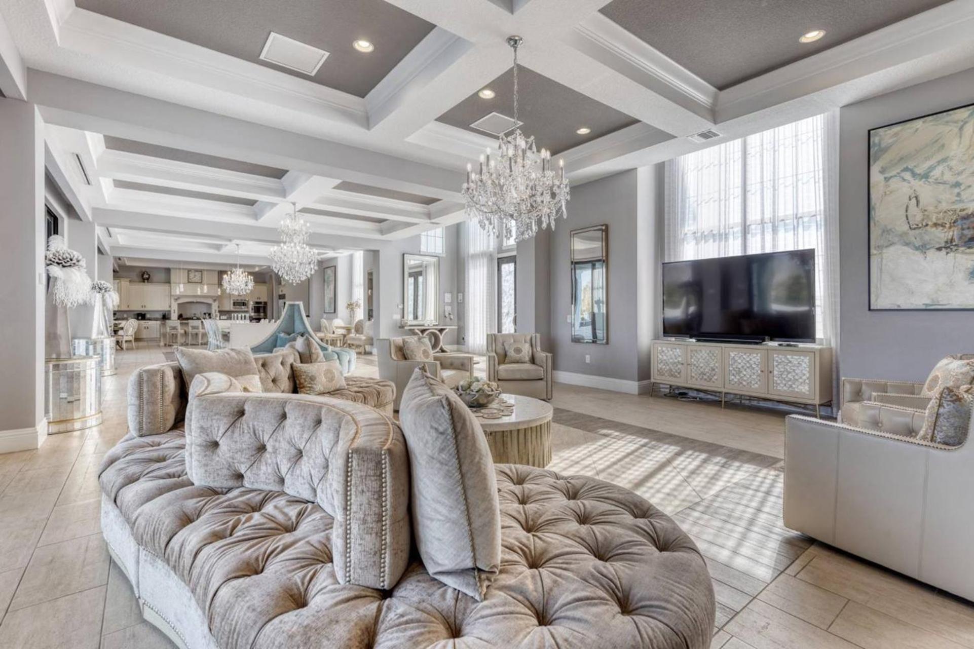Beautiful 5 Star Mansion With Private Pool On The Prestigious Reunion Resort Orlando Mansion 6280 Kissimmee Exterior foto