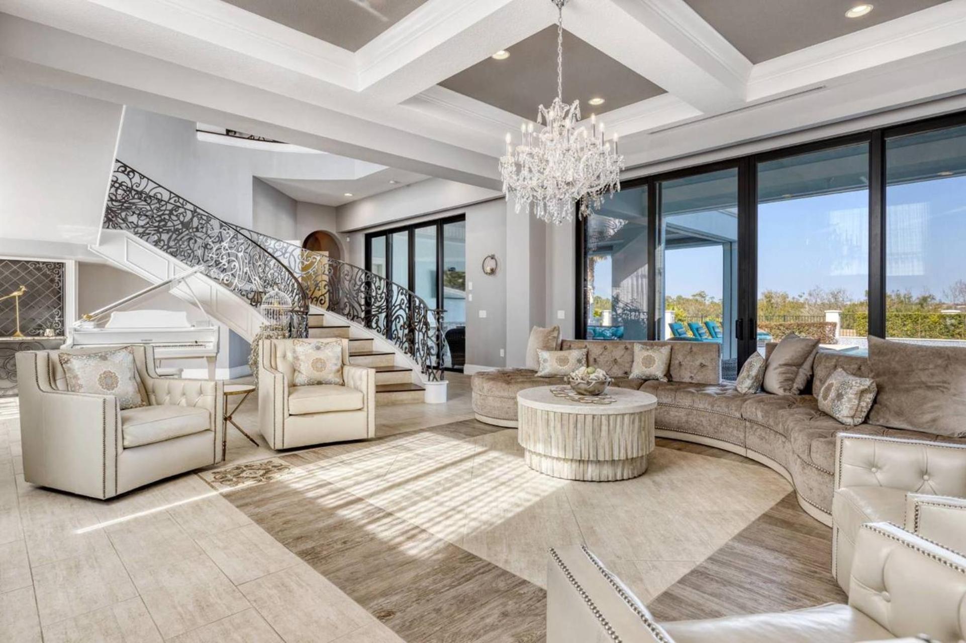 Beautiful 5 Star Mansion With Private Pool On The Prestigious Reunion Resort Orlando Mansion 6280 Kissimmee Exterior foto